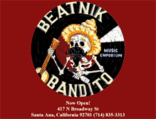 Tablet Screenshot of beatnikbandito.com